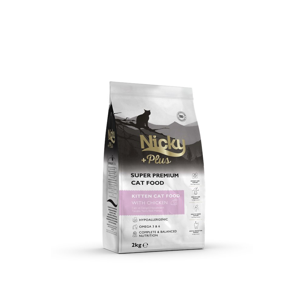 Nicky Plus Tavuklu Yavru Kedi Maması