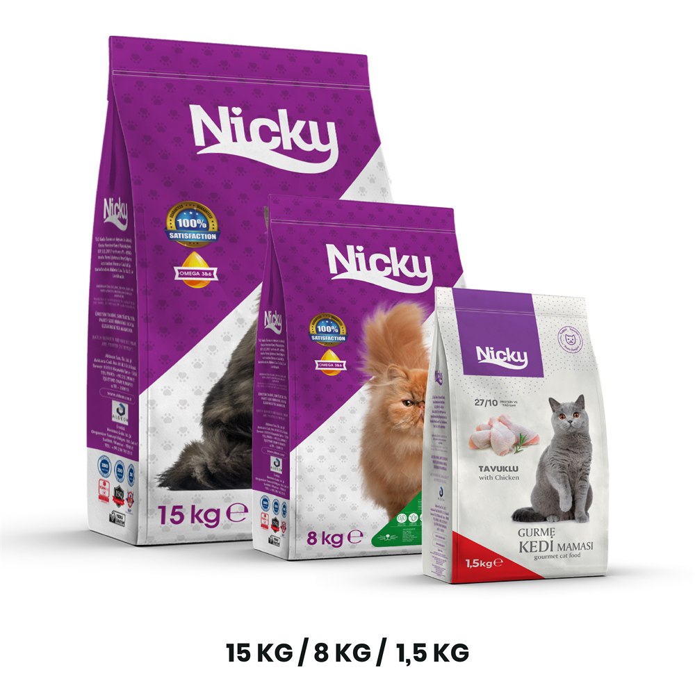 Nicky Gurme Tavuklu Kedi Maması