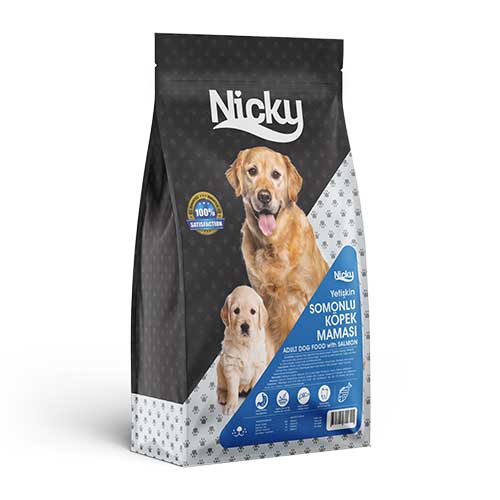 Nicky Somonlu Köpek Maması Yetişkin