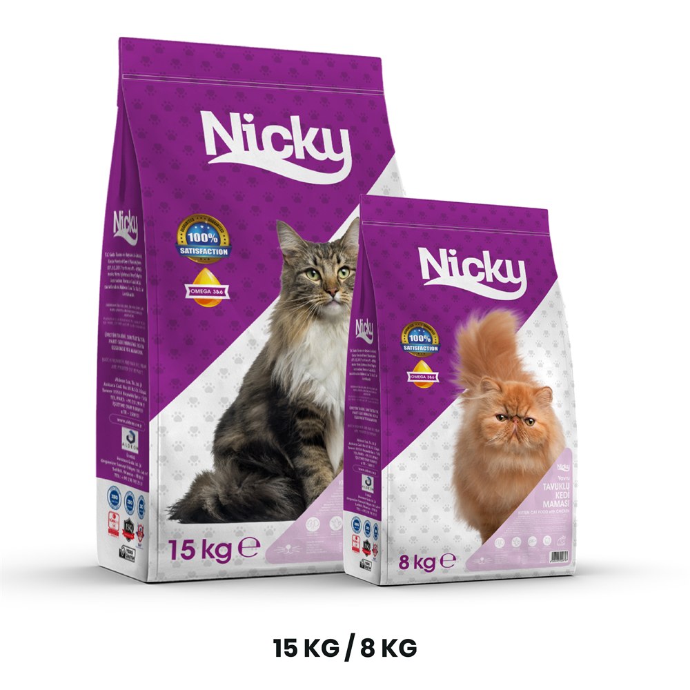 Nicky Kitten Cat Food with Chicken