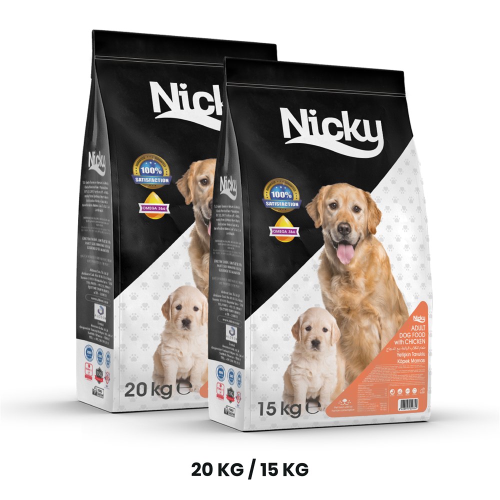 Nicky Adult Dog Food with Chicken – Eco