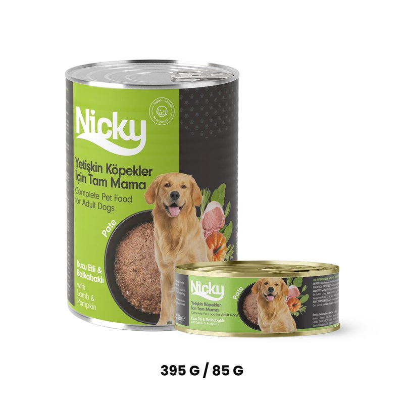 Nicky Adult Dog Pate with Lamb & Pumpkin
