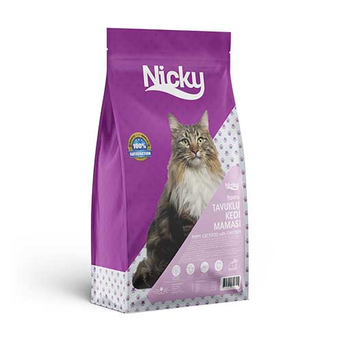 Nicky Chicken Kitten Food Low Protein