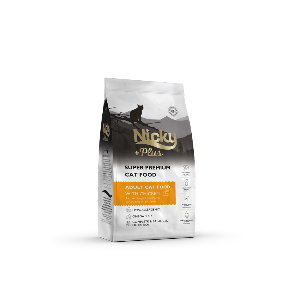 Nicky Plus Adult Cat Food with Chicken
